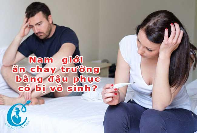 Ăn chay trường bằng đậu phụ có dẫn đến khả năng vô sinh không?