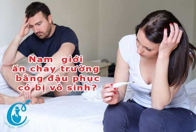 Nam giới ăn chay trường bằng đậu phụ có bị vô sinh?